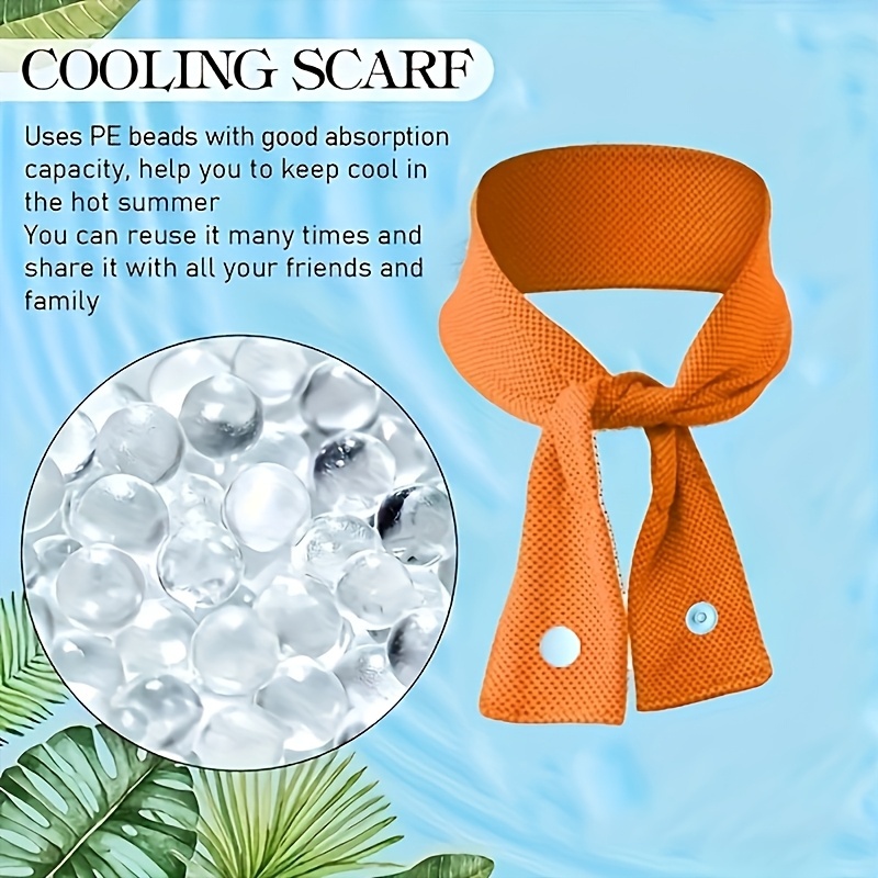 Silk Neck Scarf - Kühlender Nackenschal Bandana Handtuch Eisseide Schweißabsorbierend