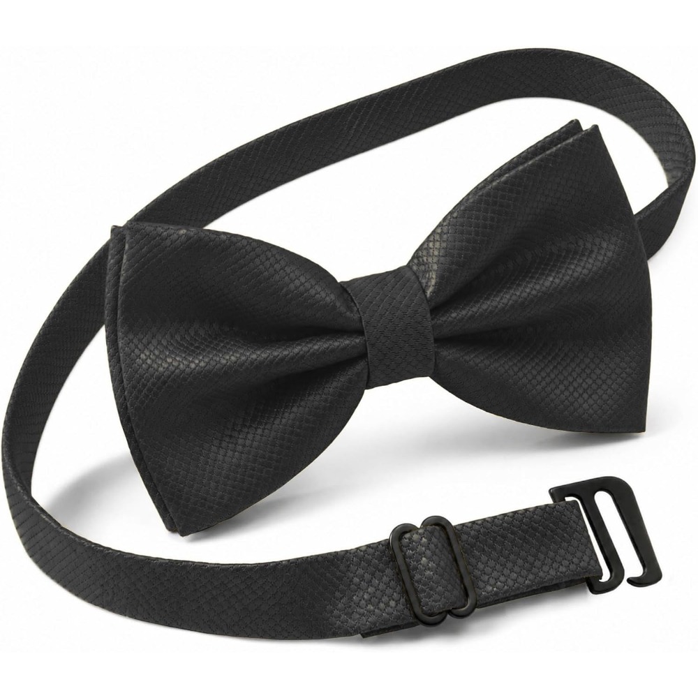 Bow Tie Pre Tied - Polyester Einfarbige Vorgefertigte Fliege für Herren