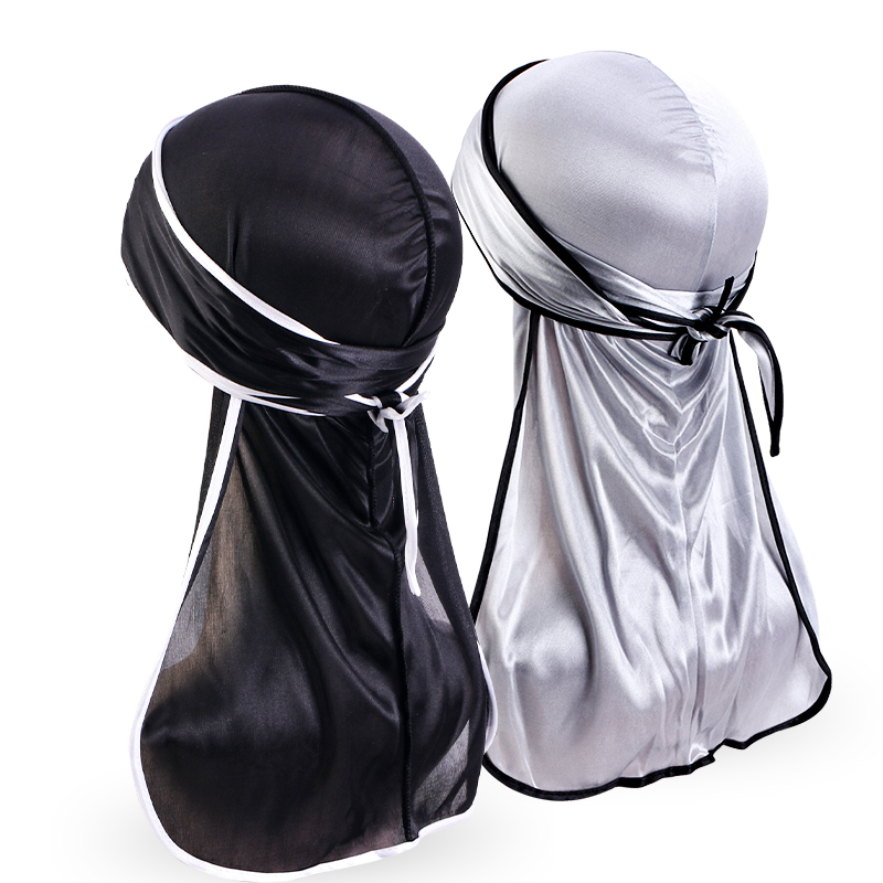 Bandana Doo Rag - 2 TEILE/LOS Unisex Männer Satin Durag