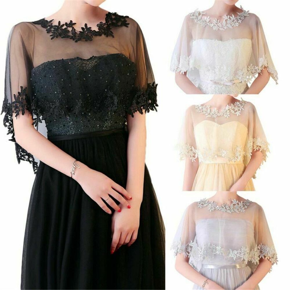 Stole Wedding Shawl - Frauen Party Braut Casual Spitze Schal