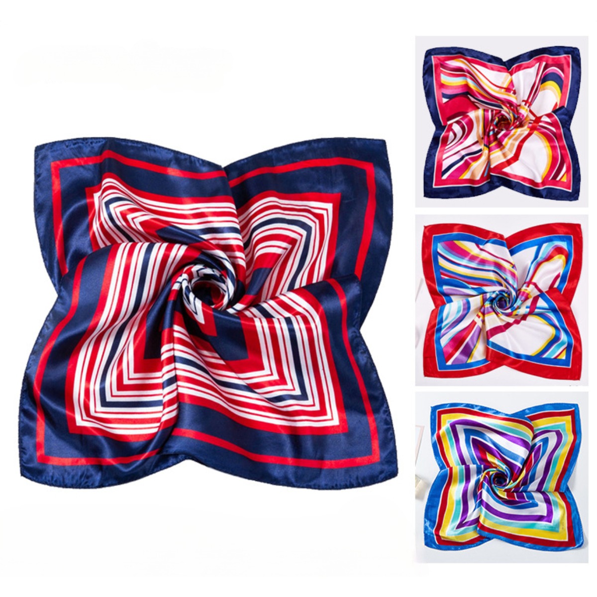 Silk Neck Scarf - 50*50cm Platz Silk Schals Schal frauen