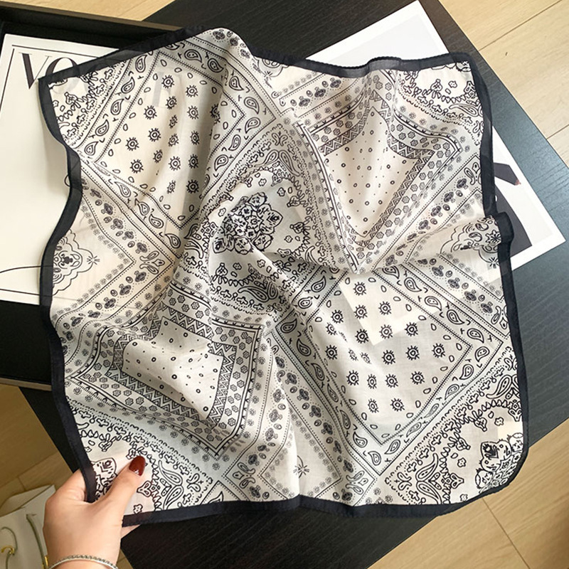 Bandana Cotton - 70% Baumwolle 30% Seidenschal Damen Hijab