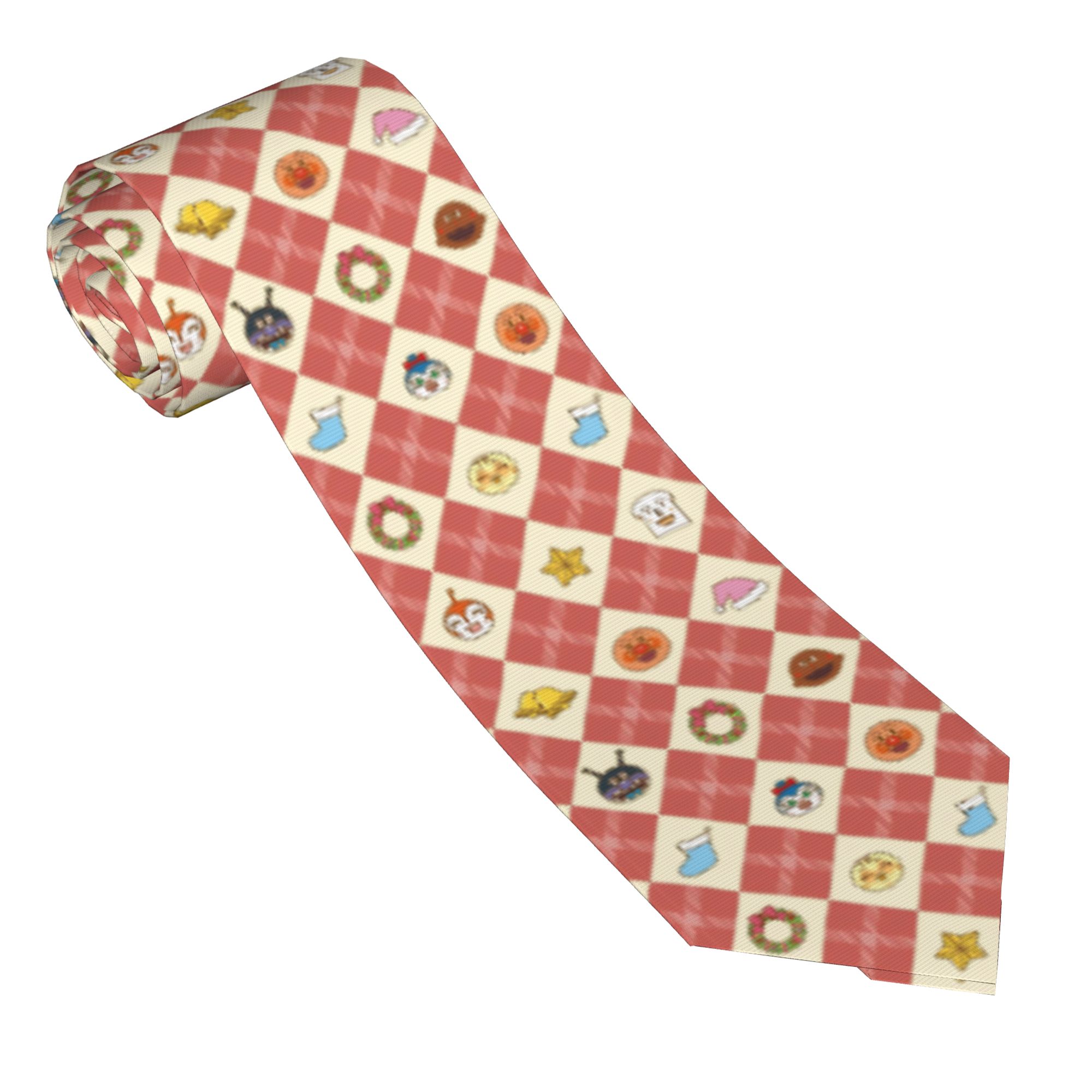 Skinny Tie Men - Anpanman Anime Cartoon Krawatte 8 cm