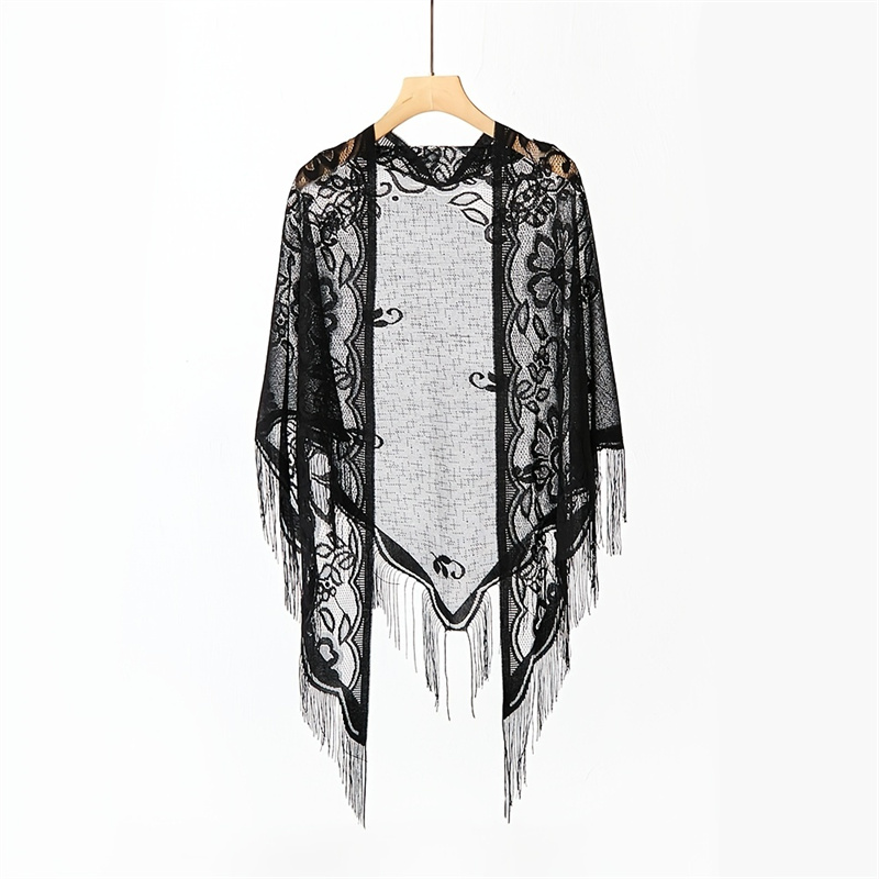 Stole Wedding Shawl - Neue Stickerei Spitze Schal Schal Blumen