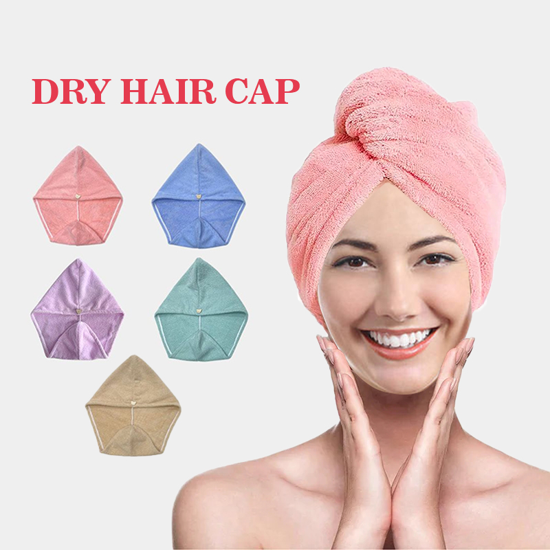 Head Wrap Turban - Mikrofaser-Haartuchwickel für Frauen, Dusch-Spa-Kopfwickel, Haartrocknung, Hut,