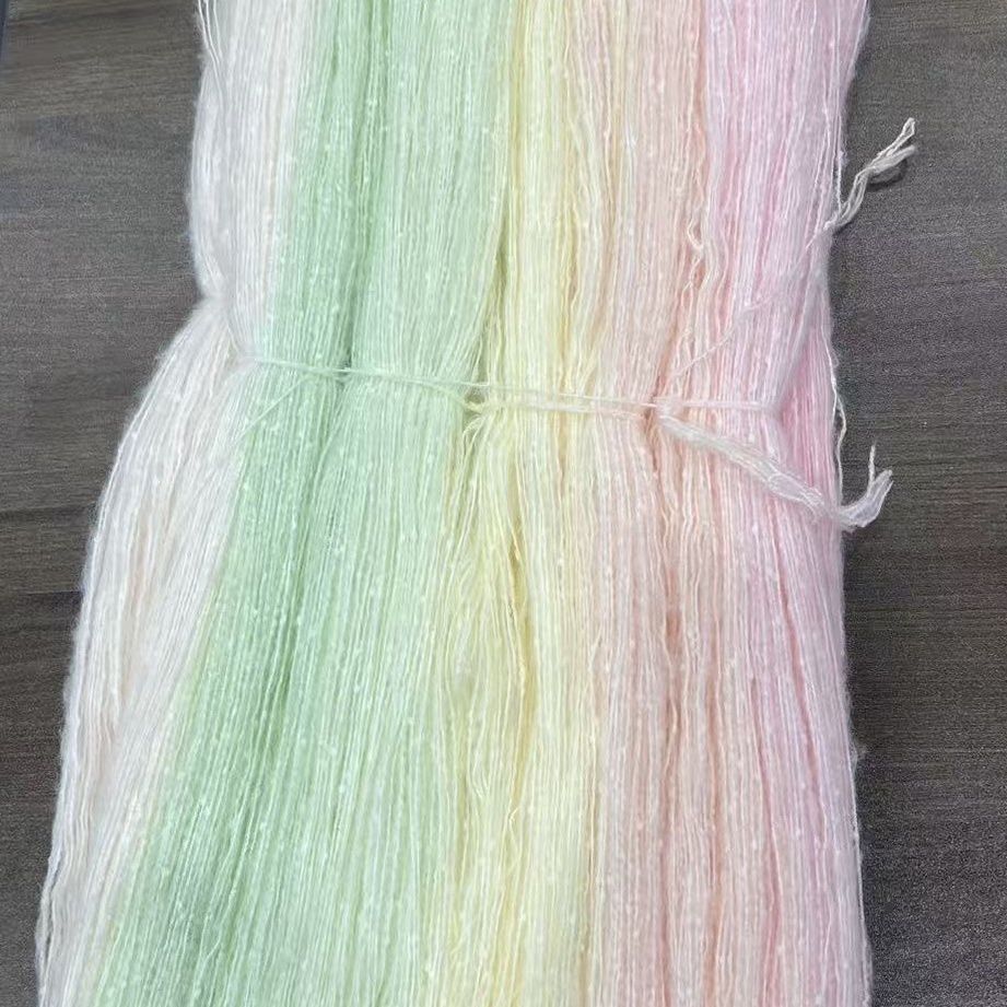 Woven Scarf Blanket - 500g Farbverlauf Mohair Gefärbtes Garn Handgemachtes