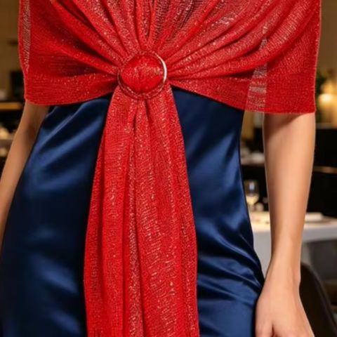 Stole Wedding Shawl - Brautjungfern-Stola, glitzernder Schal für Damen mit