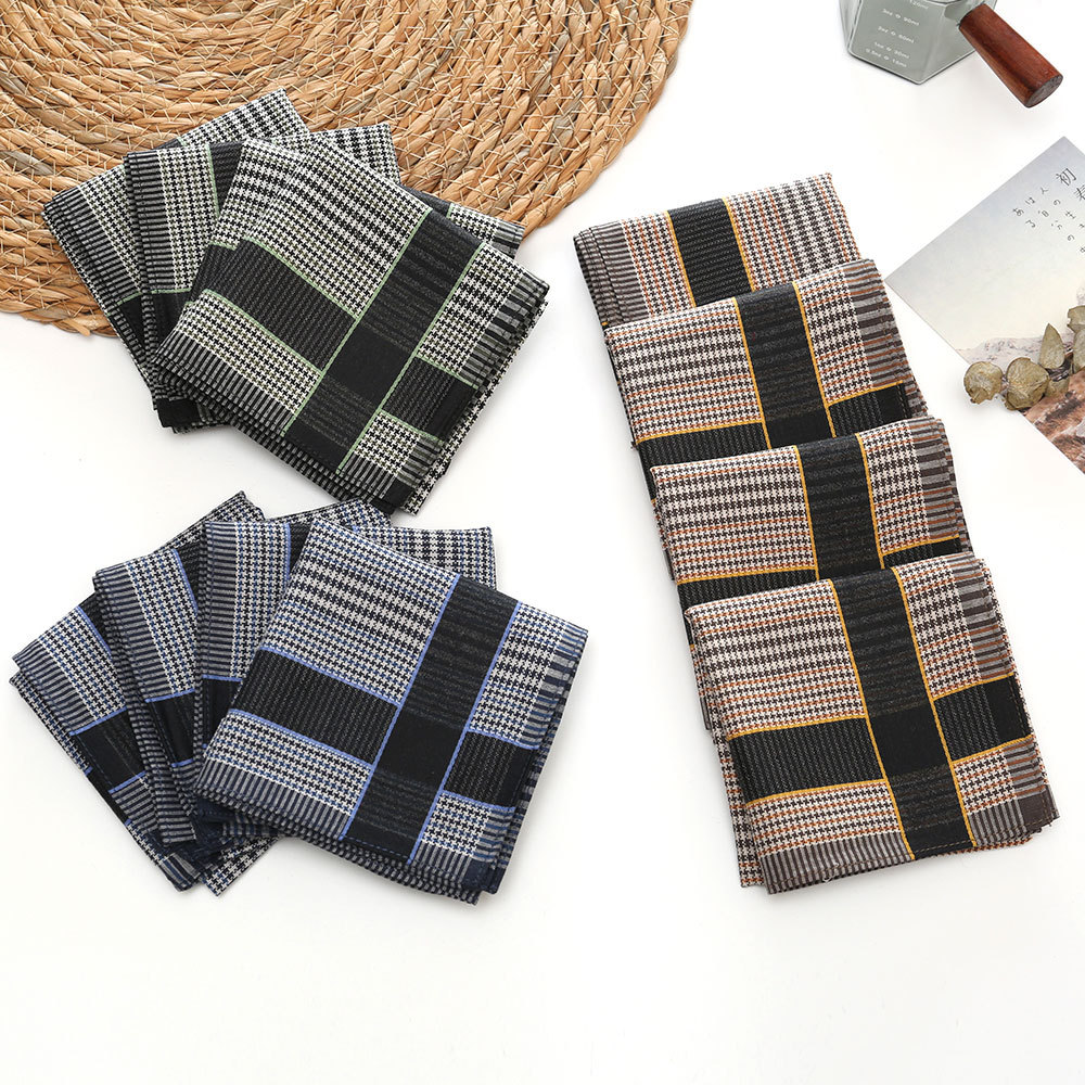 3/6/12 Stück Herren-Taschentuc – Handkerchief Cotton Men Bewertung und Preis