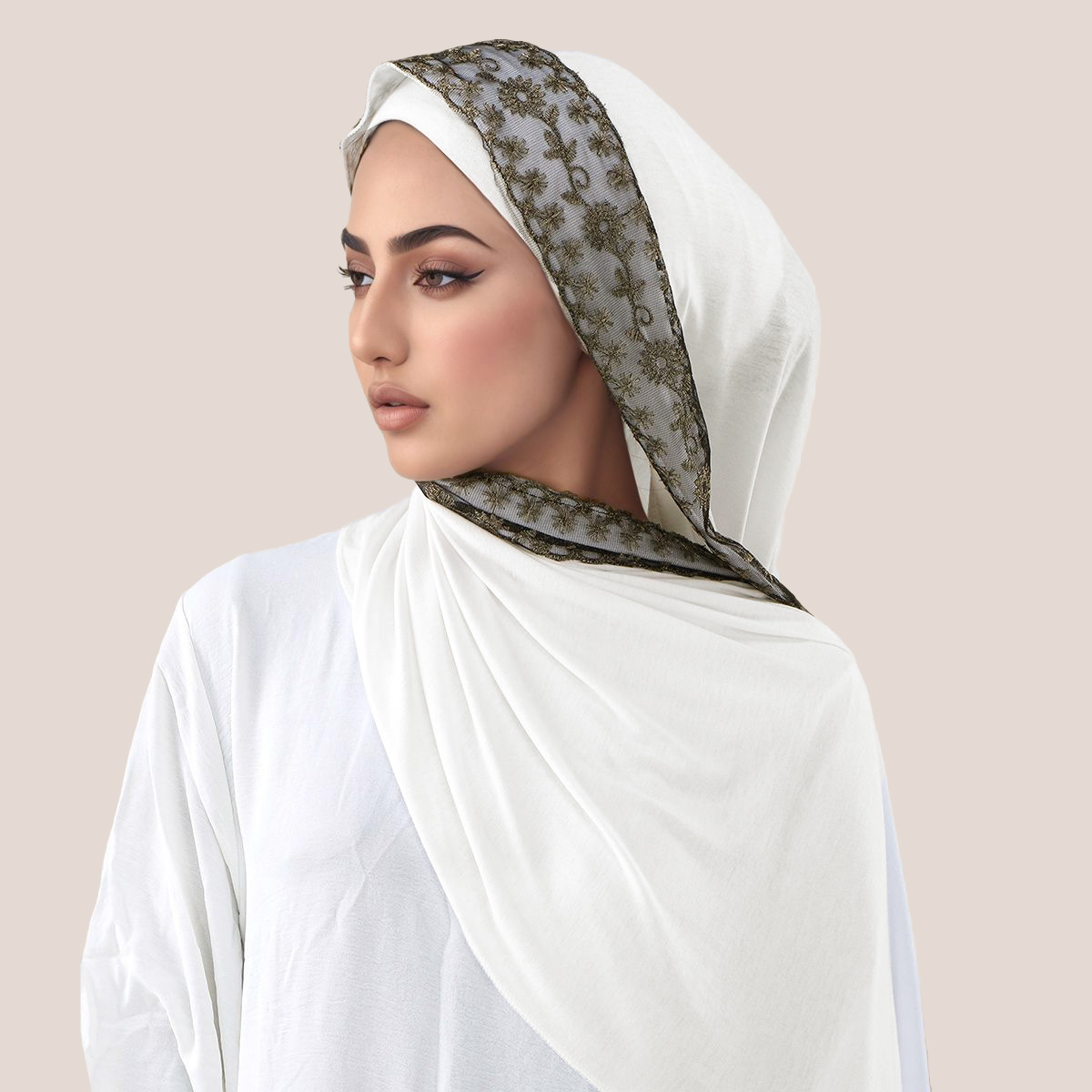 Spitze Stickerei Baumwolle Jer – Head Wrap Turban Bewertung und Preis