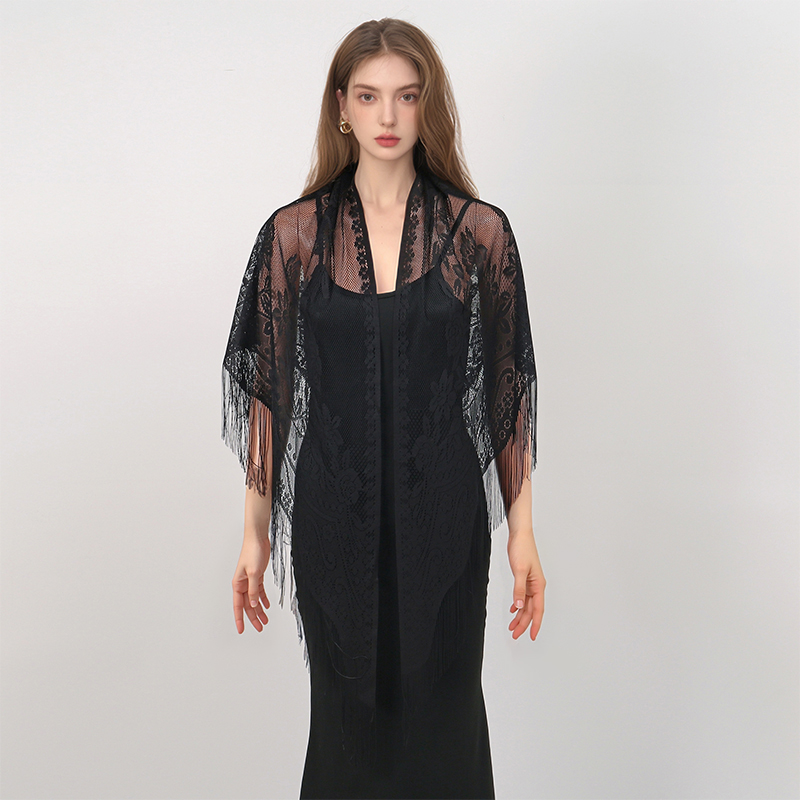 Neue Stickerei Spitze Schal Sc – Stole Wedding Shawl Bewertung und Preis