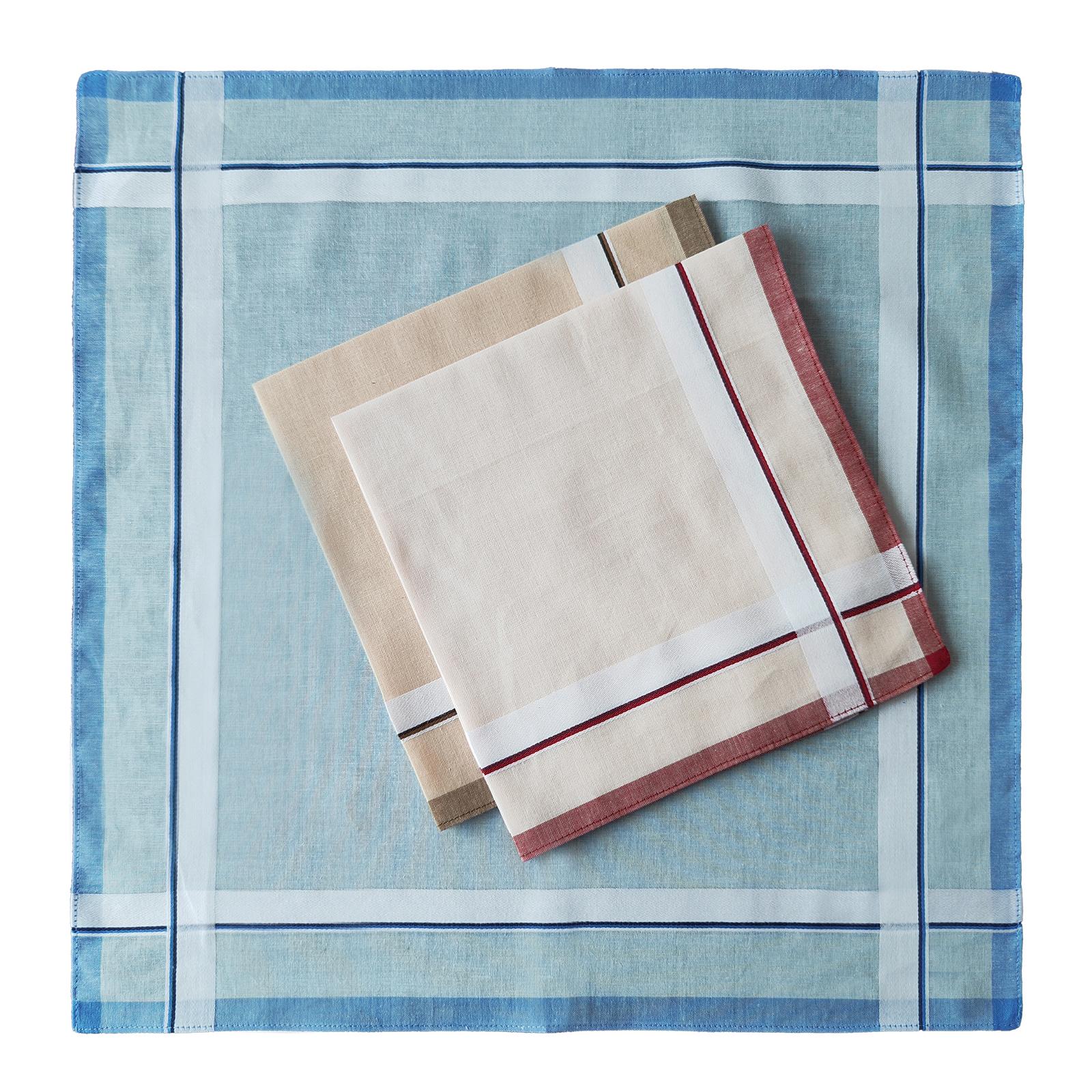 6 Stück Baumwoll-Herrentaschen – Handkerchief Cotton Men Bewertung und Preis