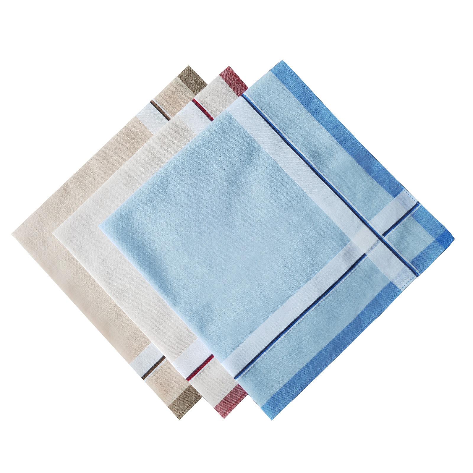 6 Stück Baumwoll-Herrentaschen – Handkerchief Cotton Men Bewertung und Preis