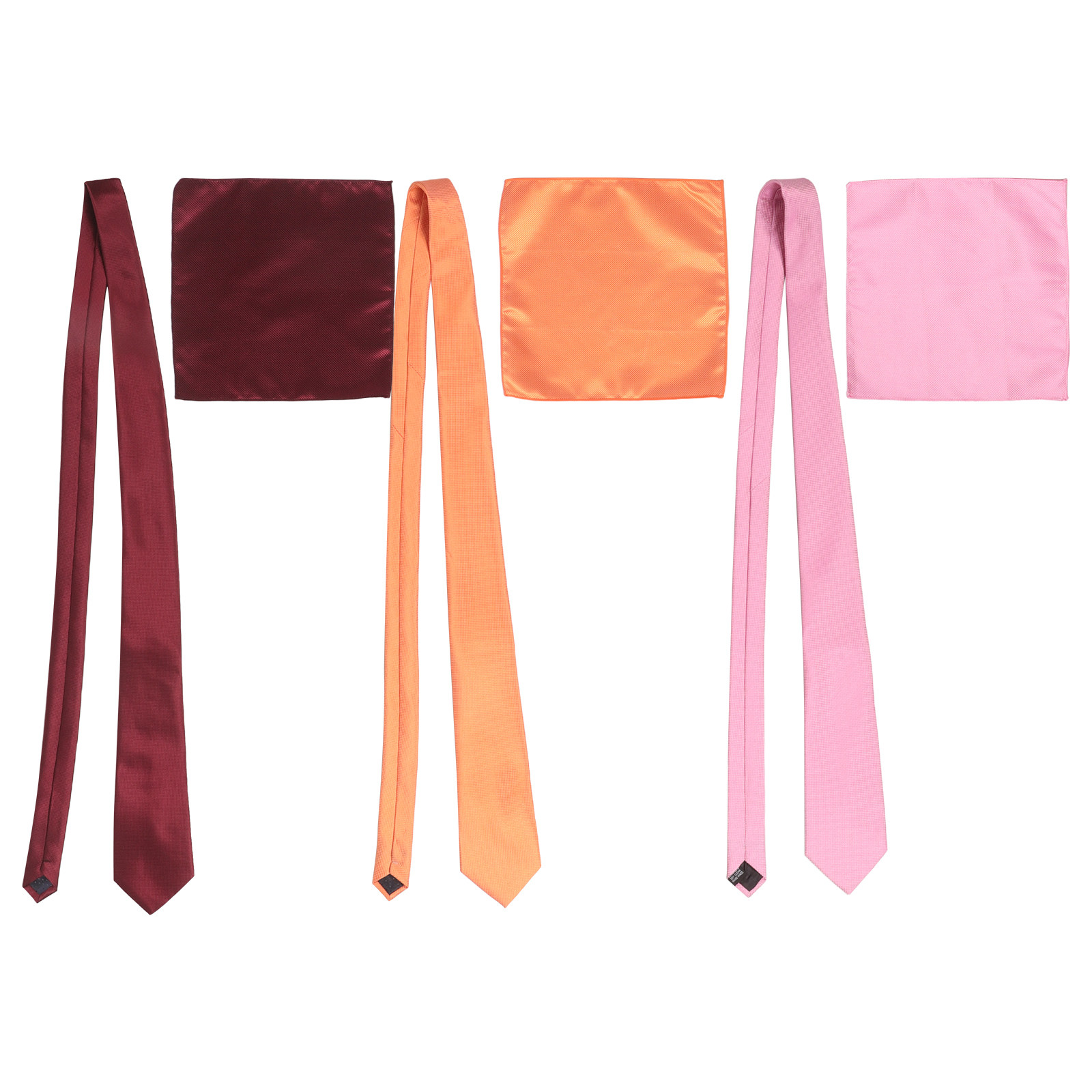 Einfarbiges Herren-Krawatten-  – Pocket Square Set Bewertung und Preis