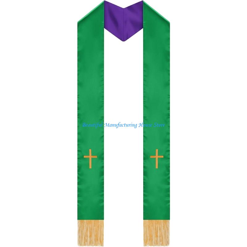 E56A 2-teilige wendbare Pfarre – Stole Wedding Shawl Bewertung und Preis