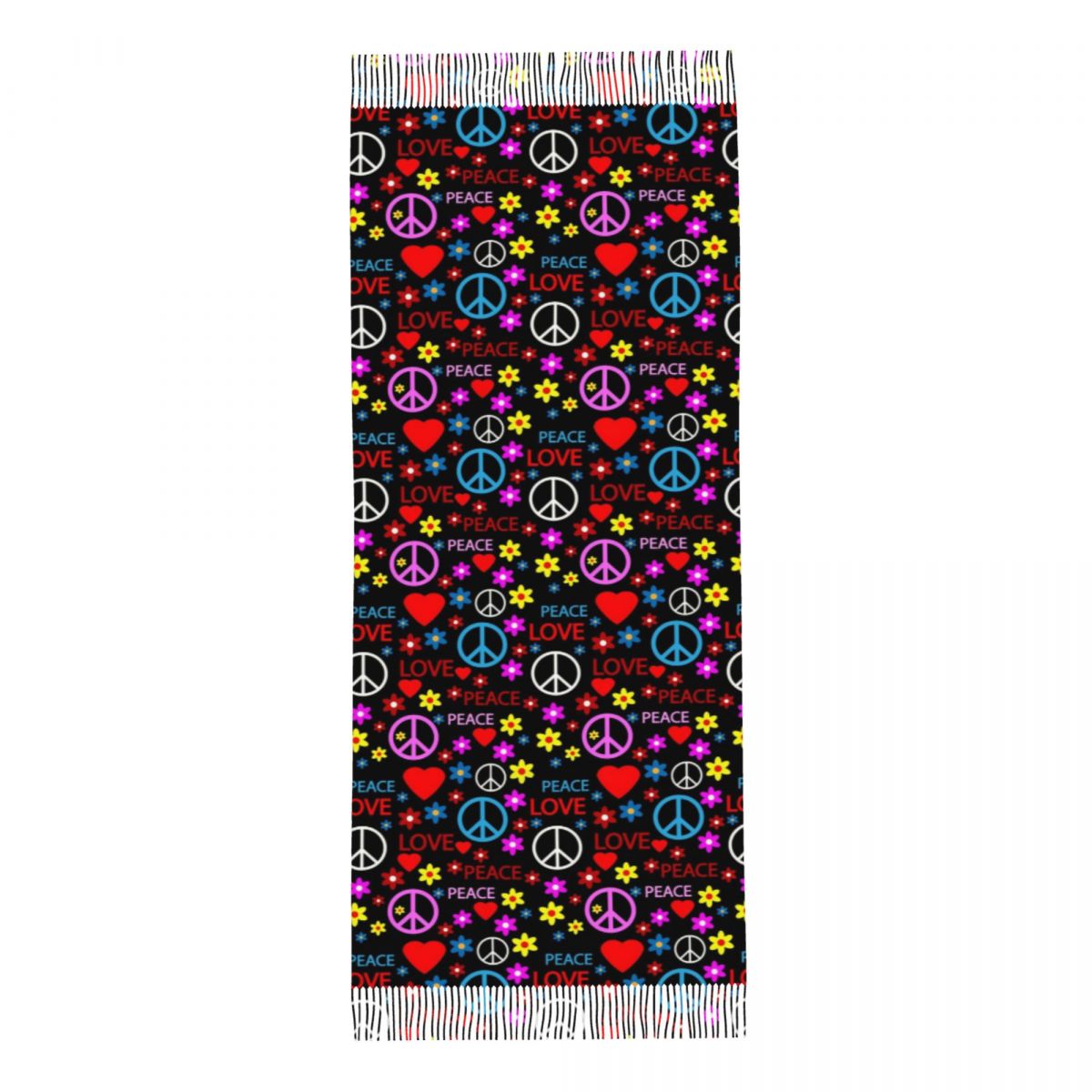 Peace Foral Love Muster Schal  – Pashmina Wrap Large Bewertung und Preis