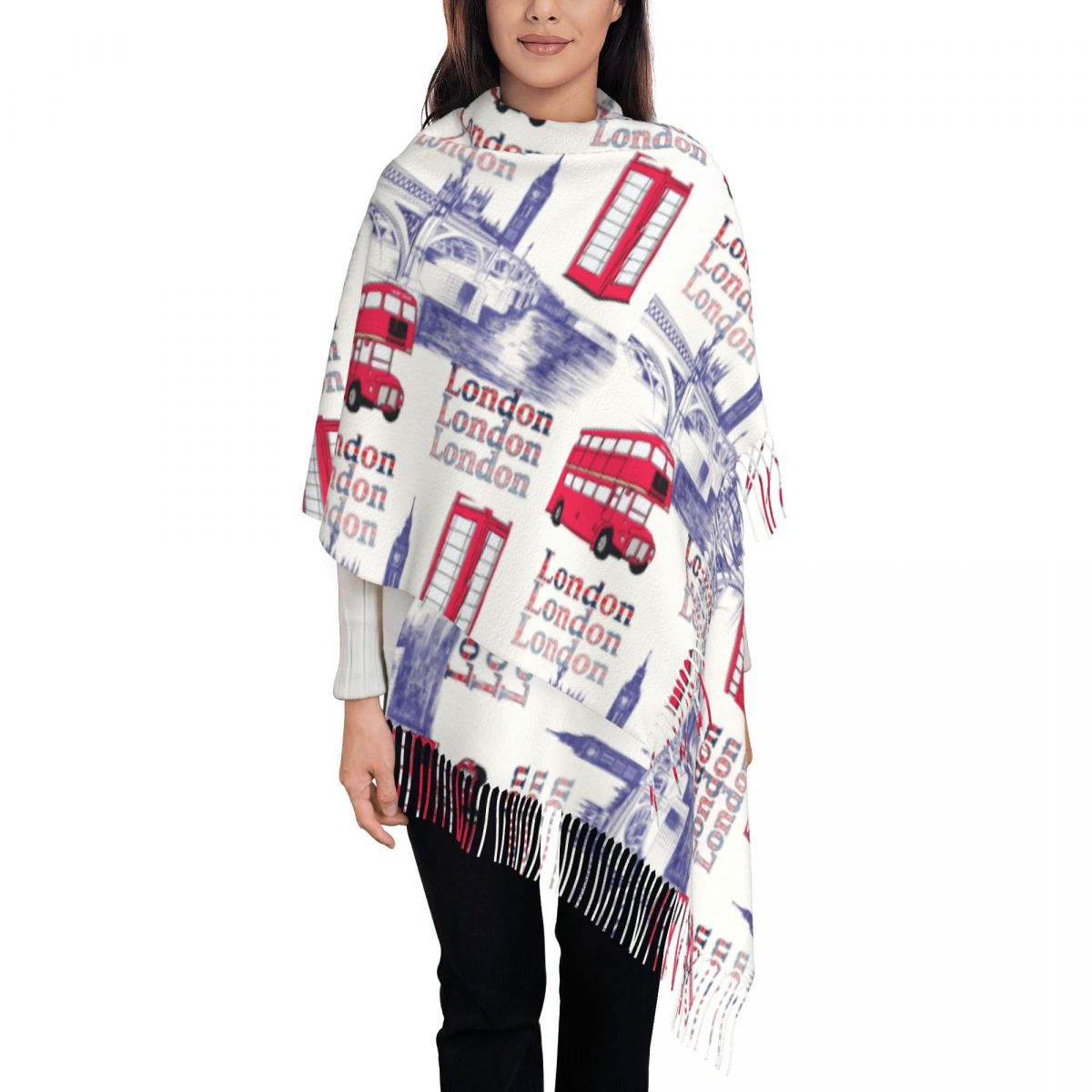 London England Scenes Tücher W – Pashmina Wrap Large Bewertung und Preis