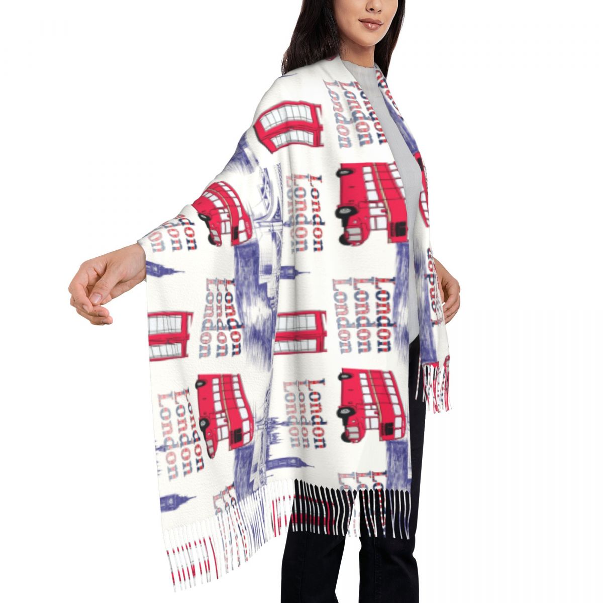 London England Scenes Tücher W – Pashmina Wrap Large Bewertung und Preis