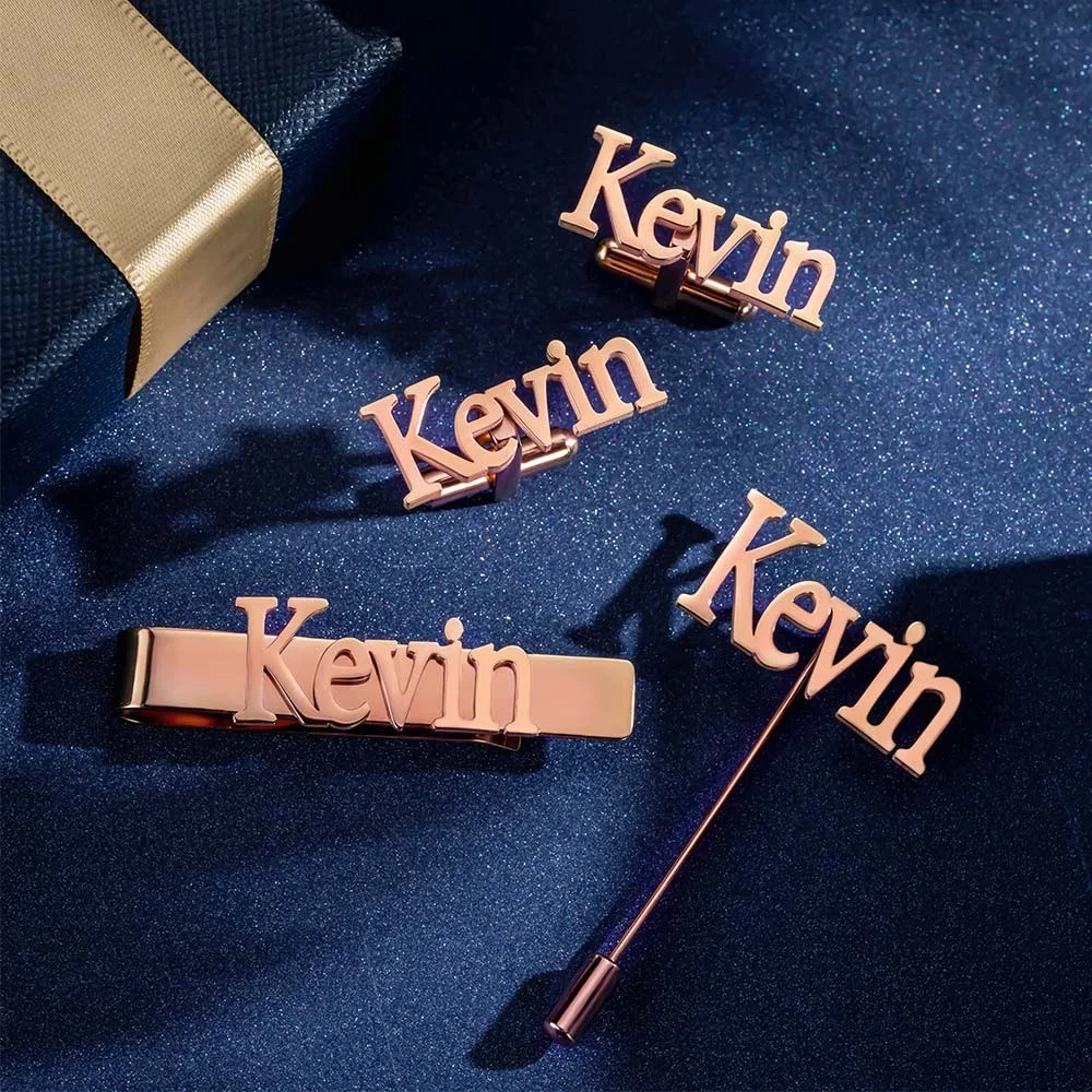 Personalisierte Manschettenknö – Tie Bar Set Gift Bewertung und Preis