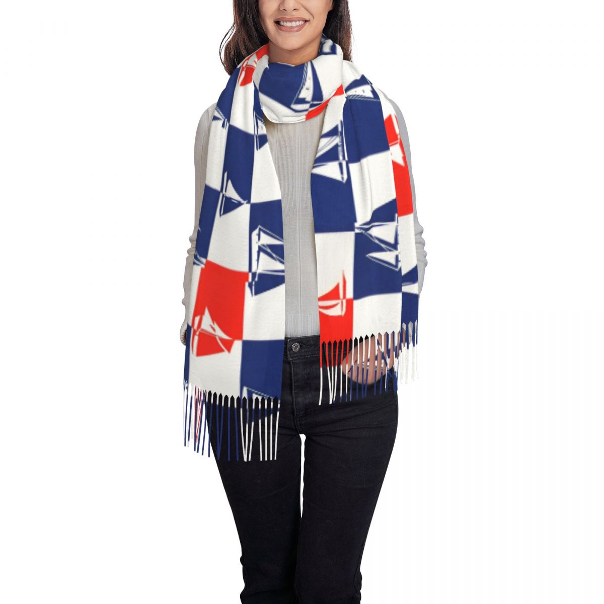 Segelschiff Ozean Schal Herbst – Pashmina Wrap Large Bewertung und Preis