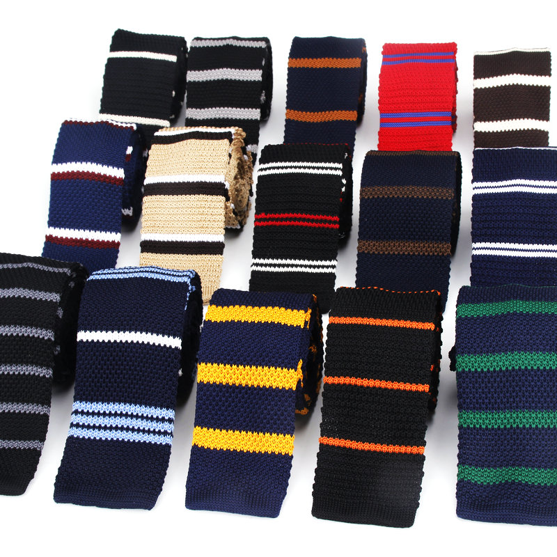 Herrenmode Anzüge Stricken Kra – Skinny Tie Men Bewertung und Preis