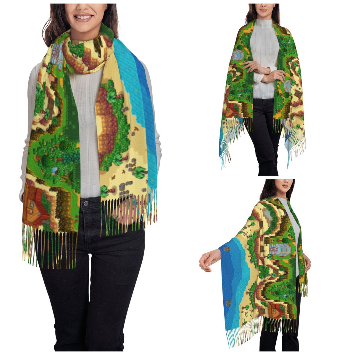Stardew Valley Karte Schal für – Pashmina Wrap Large Bewertung und Preis