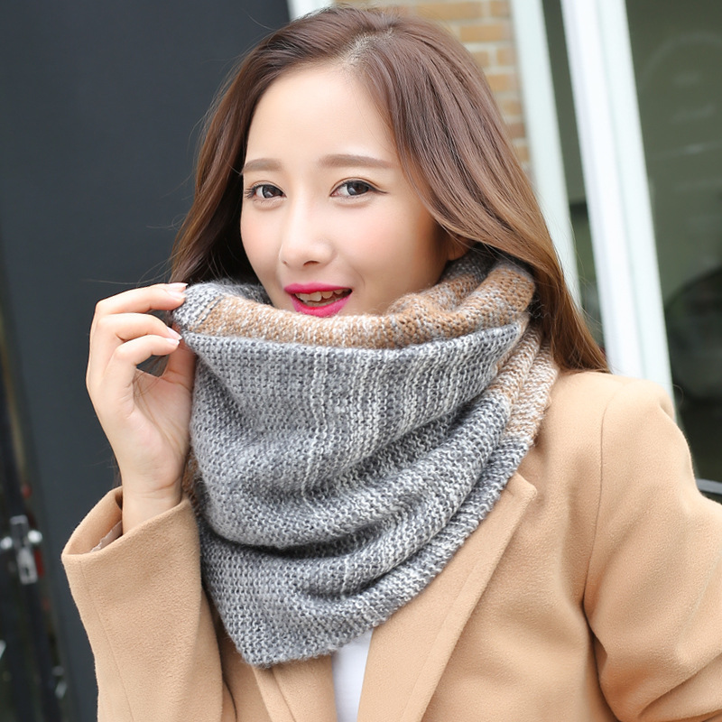 Regenbogen gestrickte Infinity – Infinity Scarf Knit Bewertung und Preis