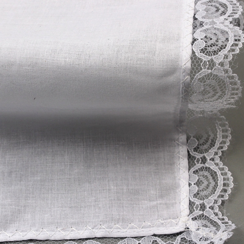 D0UB Leichtes weißes Taschentu – Handkerchief Cotton Men Bewertung und Preis