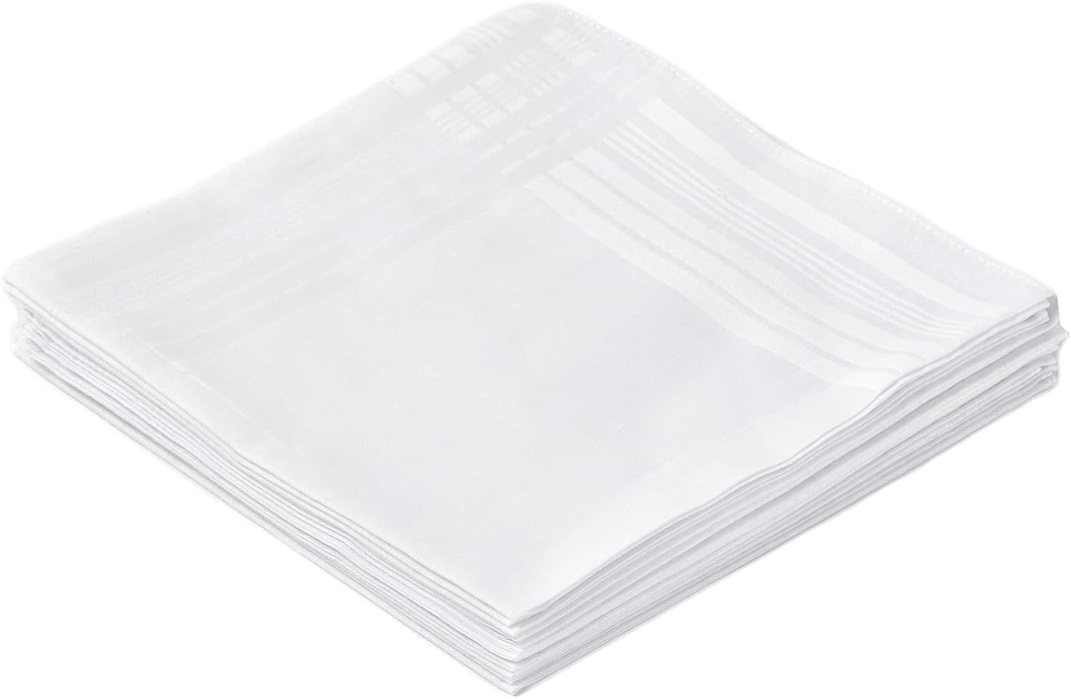 Reinweißes Herren-Taschentuch  – Handkerchief Cotton Men Bewertung und Preis