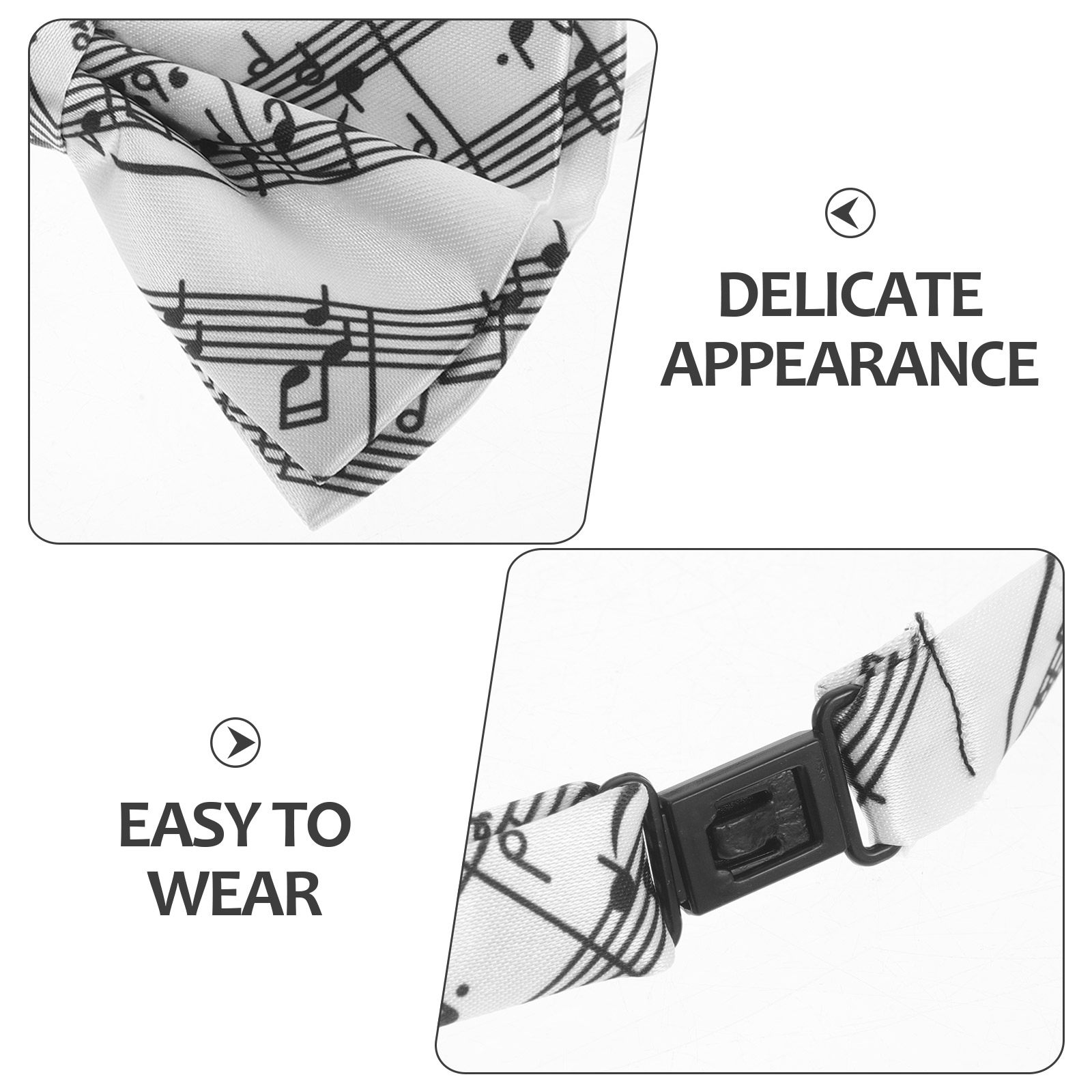 3-teiliges Musiknoten-Fliege-S – Bow Tie Pre Tied Bewertung und Preis