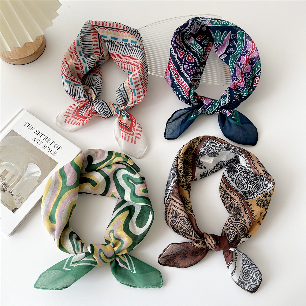 Mode Baumwolle Schal Frauen Fl – Bandana Cotton Bewertung und Preis