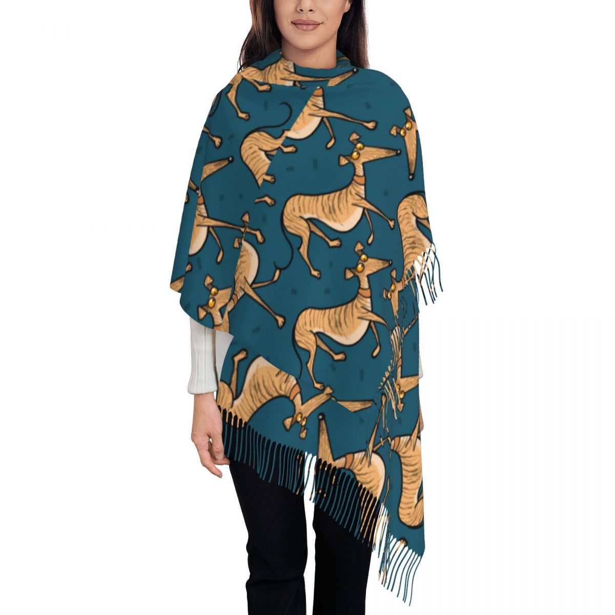 Windhund Whippet Lurcher Hunde – Pashmina Wrap Large Bewertung und Preis
