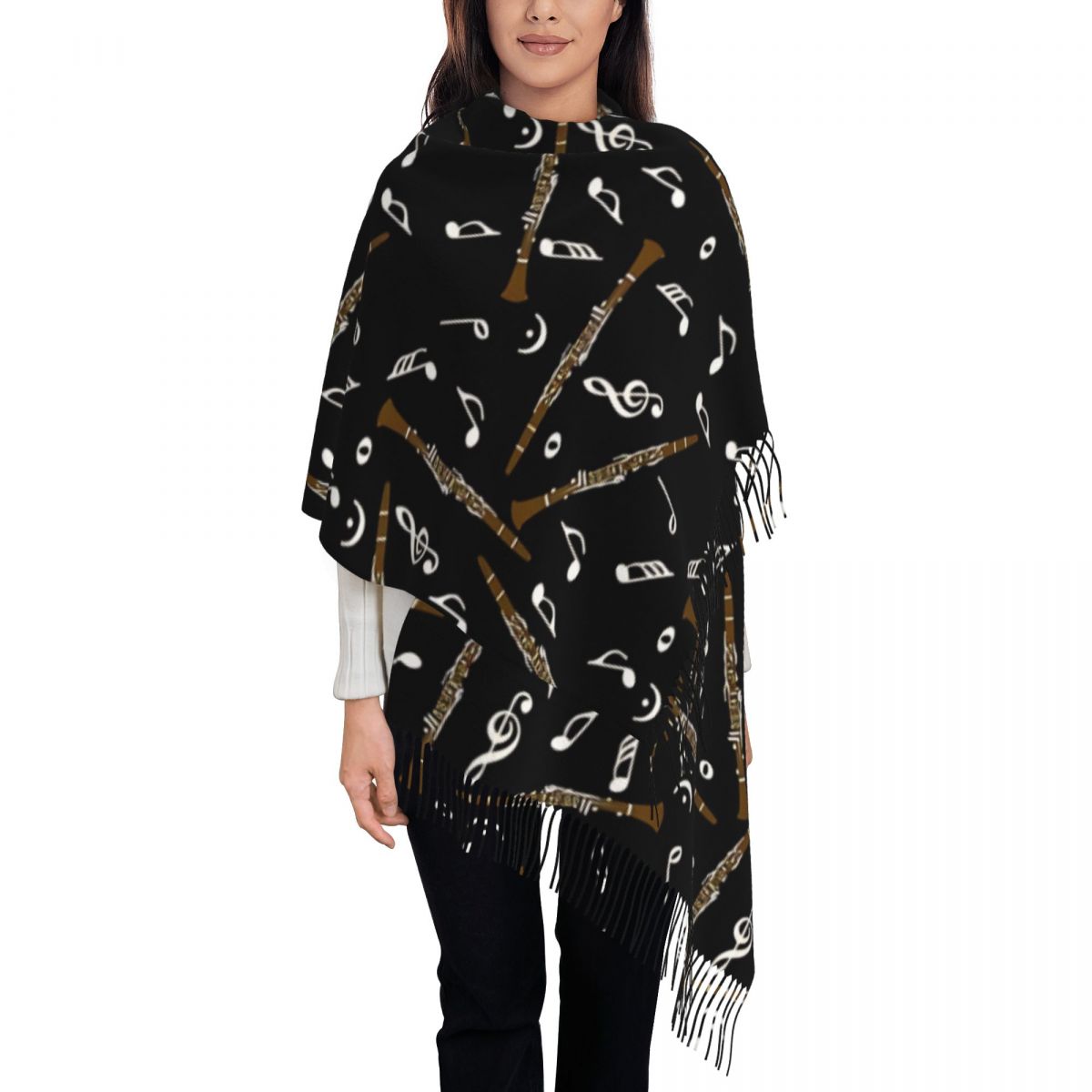 Damenschal mit Quaste, Klarine – Pashmina Wrap Large Bewertung und Preis