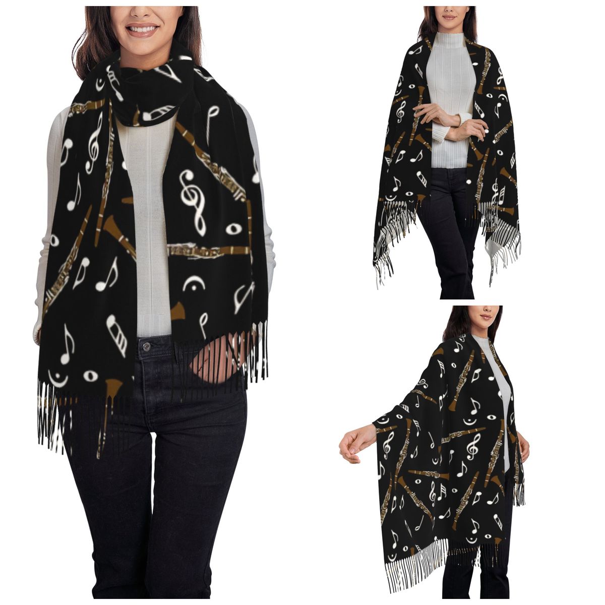 Damenschal mit Quaste, Klarine – Pashmina Wrap Large Bewertung und Preis