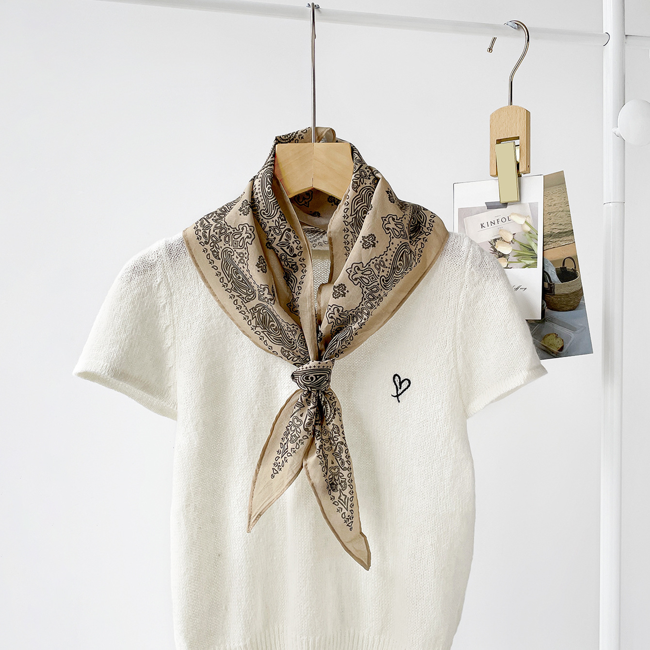 Luxuriöser Schal für Damen, Hi – Bandana Cotton Bewertung und Preis
