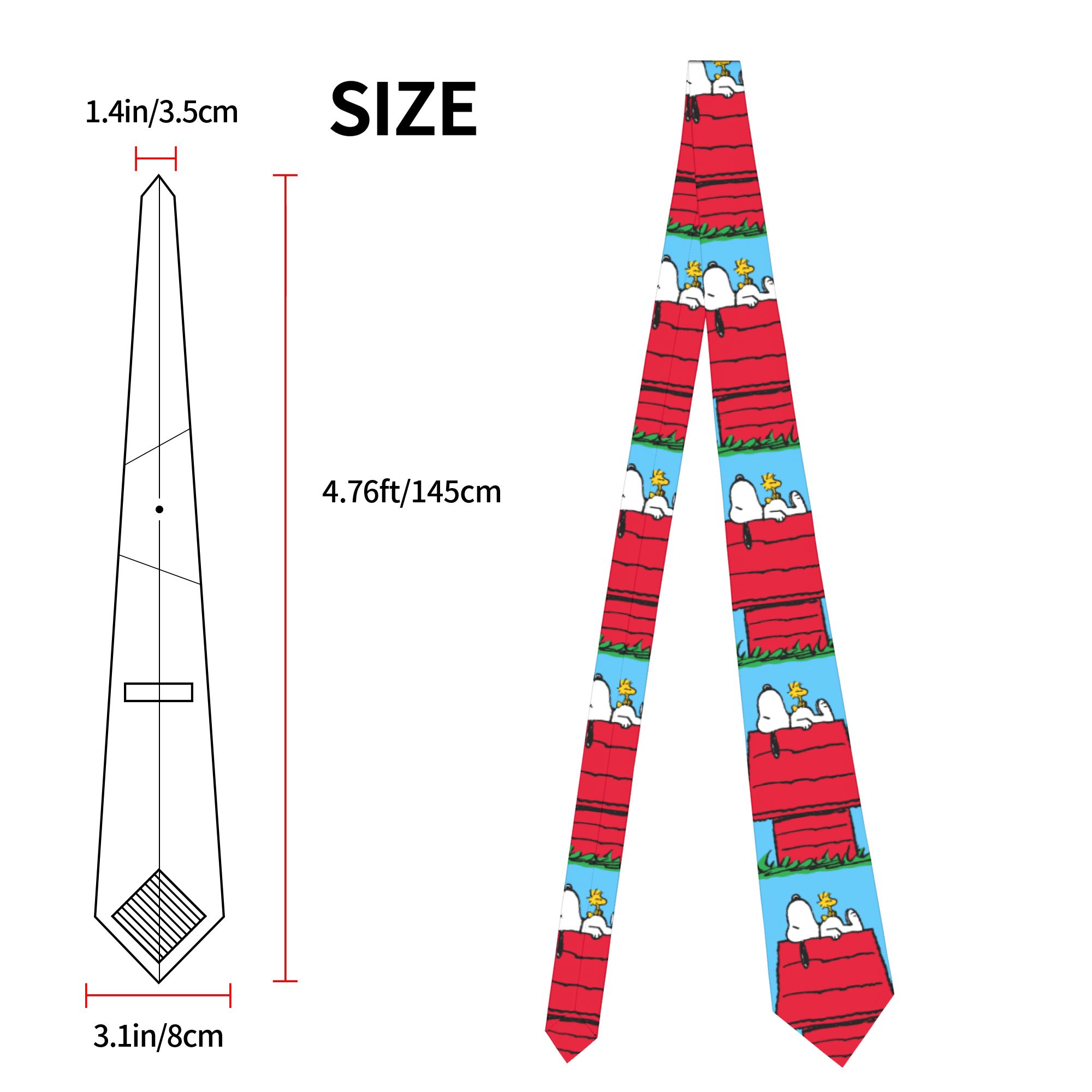 Krawatten Snoopy Woodstock Dog – Skinny Tie Men Bewertung und Preis