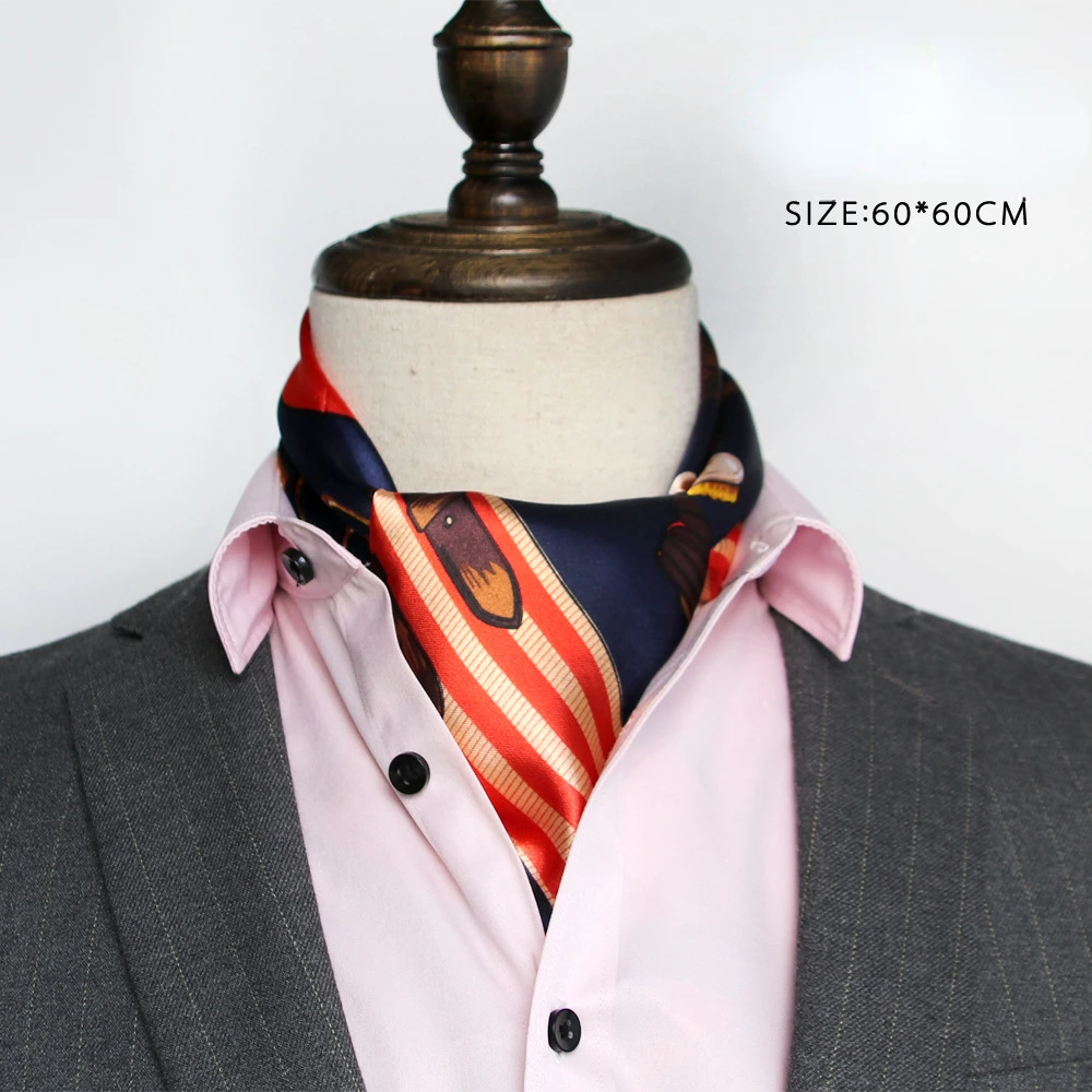 Britischer Herren-Seidenschal, – Bandana Cotton Bewertung und Preis