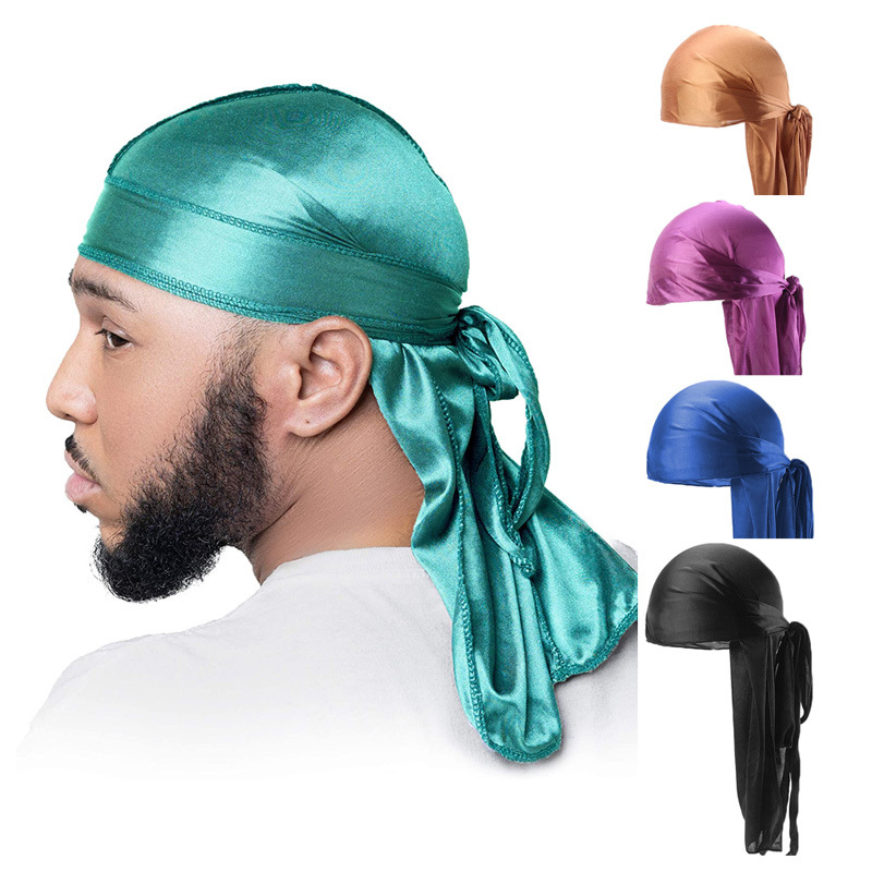 5 Stück neue Seide Durag Banda – Bandana Doo Rag Bewertung und Preis