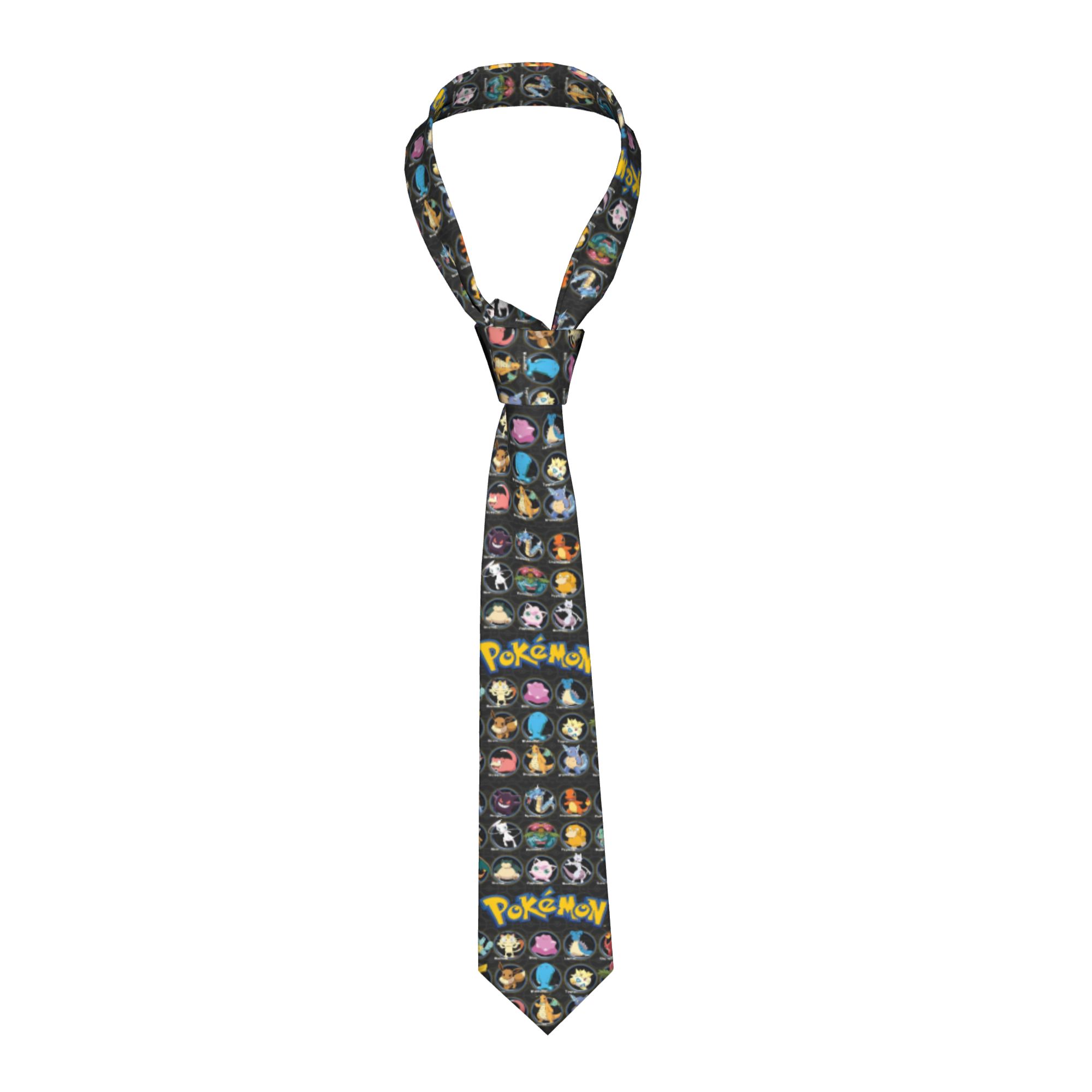 Krawatten mit Cartoon-Pokémon- – Skinny Tie Men Bewertung und Preis