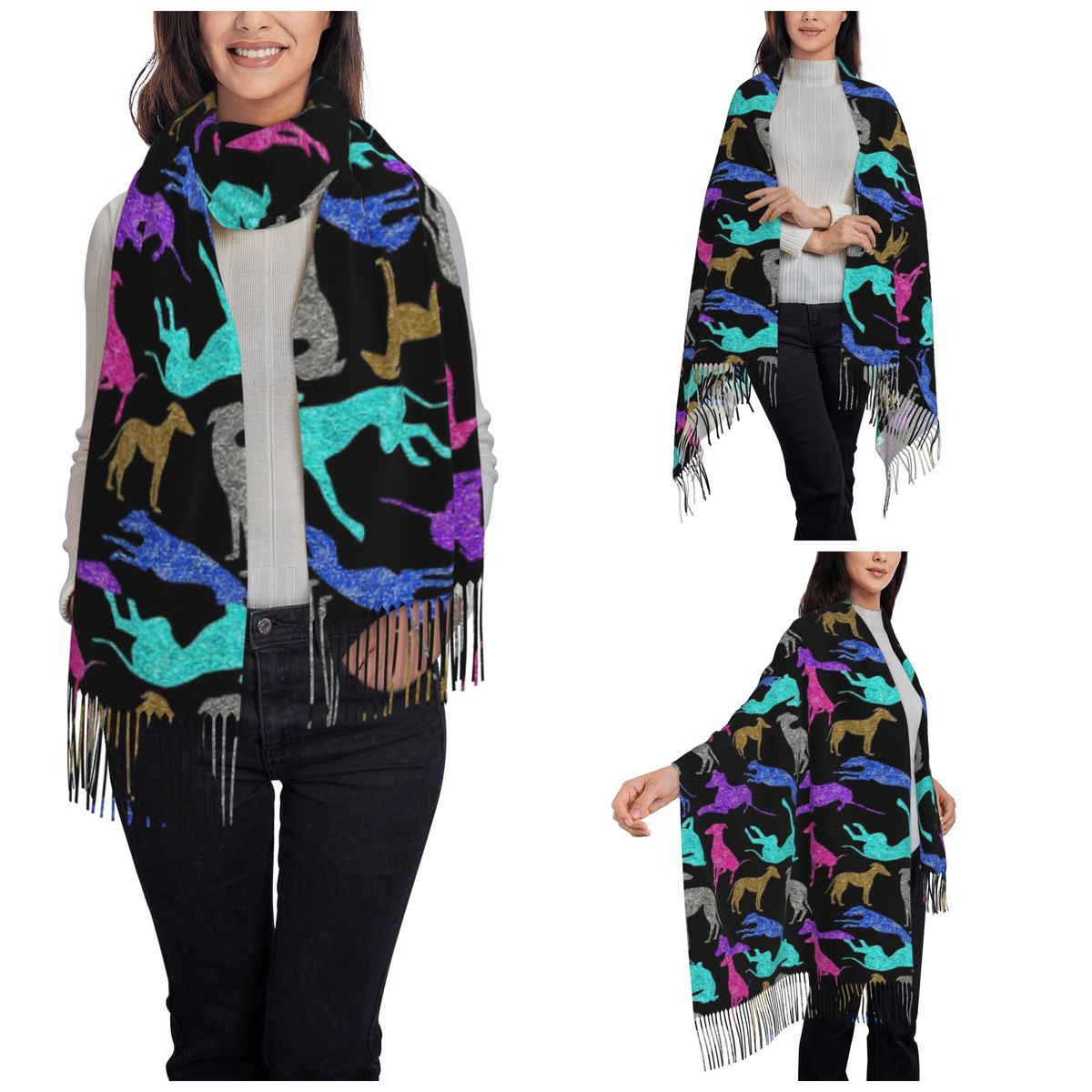 Greyt Greyhound Combo-Schal, w – Pashmina Wrap Large Bewertung und Preis