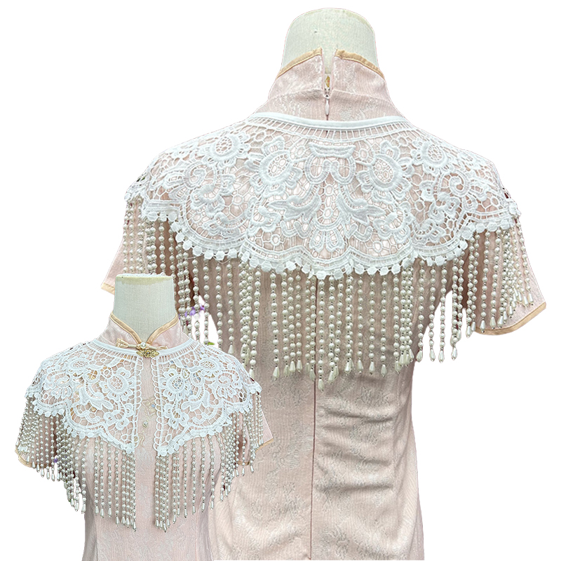 Vintage Perlen-Quasten-Schal i – Stole Wedding Shawl Bewertung und Preis