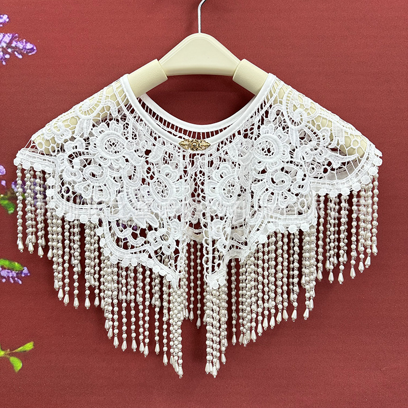 Vintage Perlen-Quasten-Schal i – Stole Wedding Shawl Bewertung und Preis