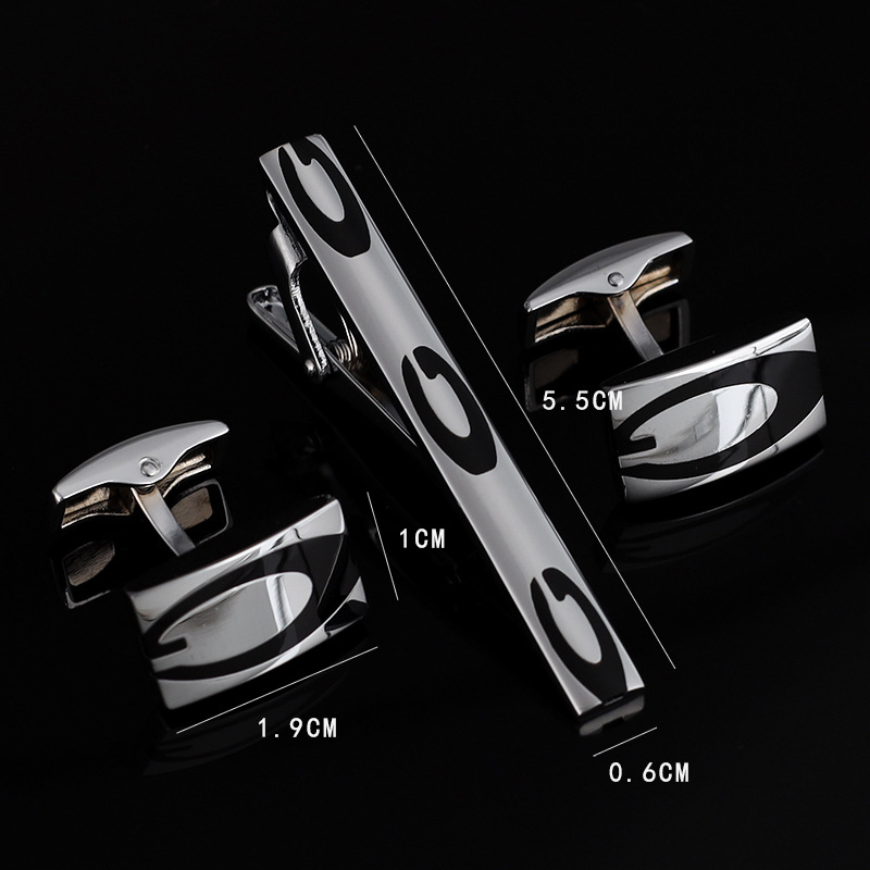 Herren Krawatten Clip Manschet – Tie Bar Set Gift Bewertung und Preis