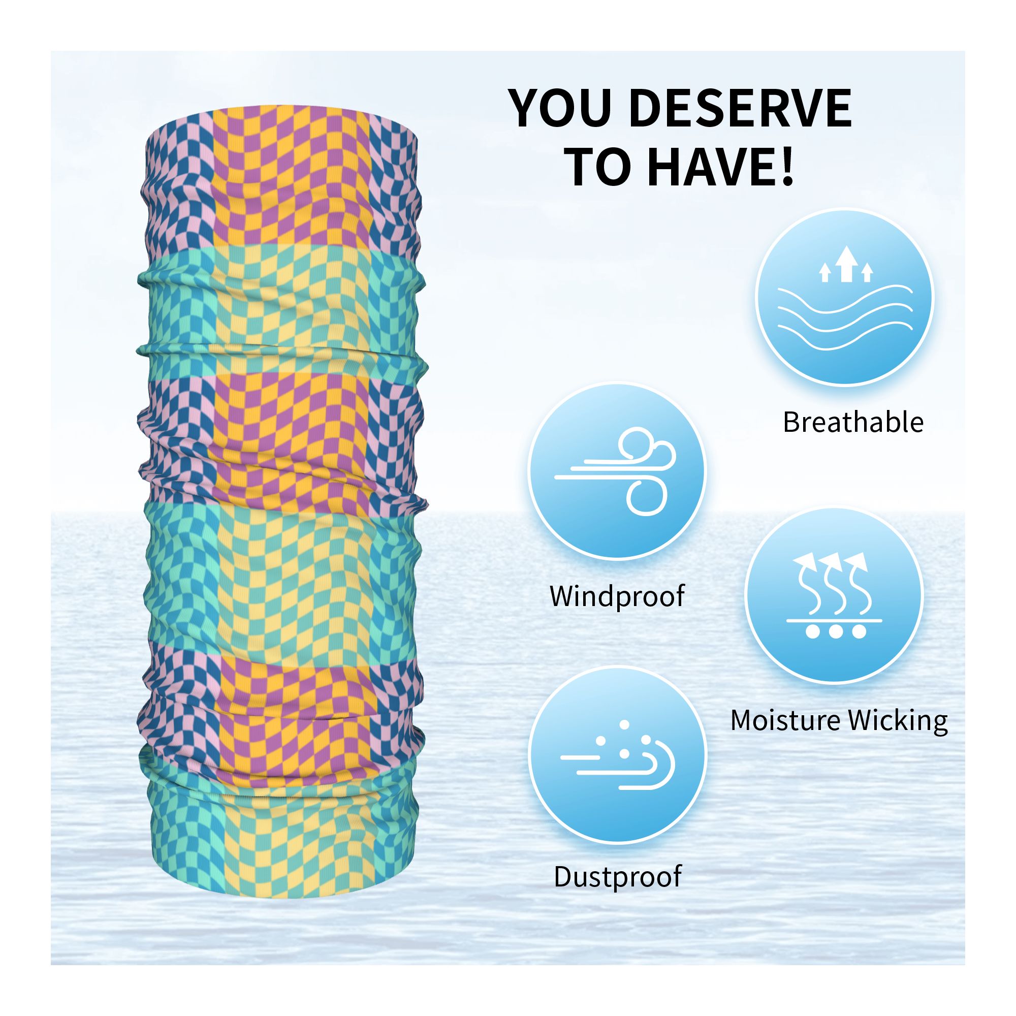 Benutzerdefinierte farbige kar – Neck Warmer Tube Bewertung und Preis