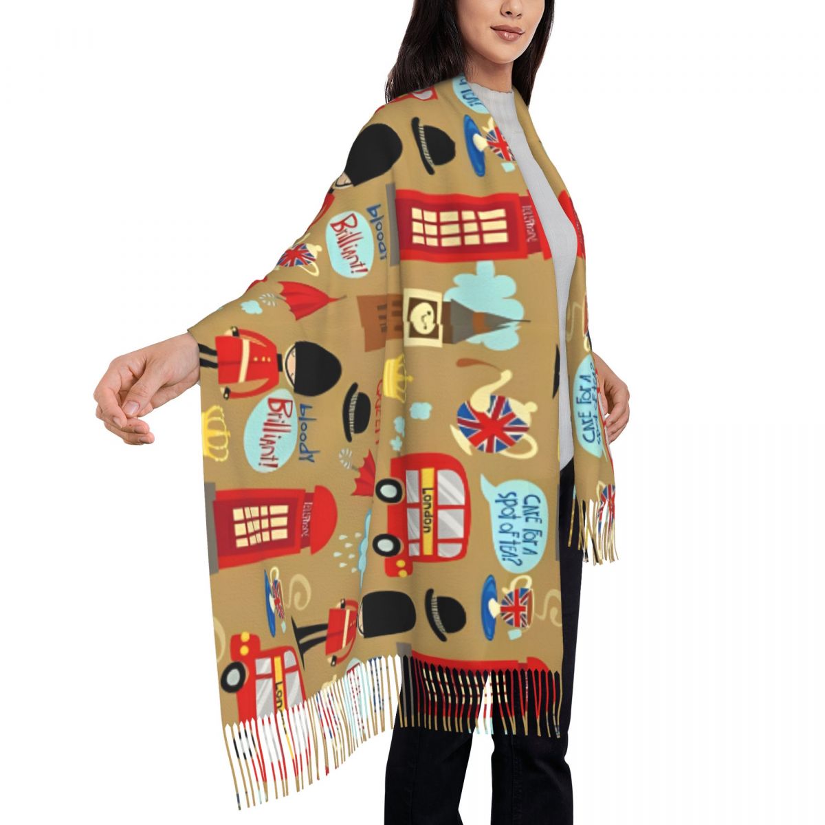 Enchanted London Schal für Dam – Pashmina Wrap Large Bewertung und Preis