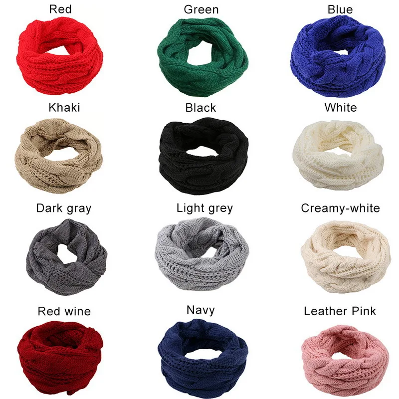 Männer Frauen Jungen Mädchen D – Infinity Scarf Knit Bewertung und Preis