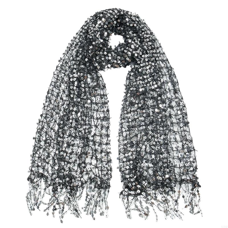 Y3NE Verzierte Pailletten Hoch – Stole Wedding Shawl Bewertung und Preis