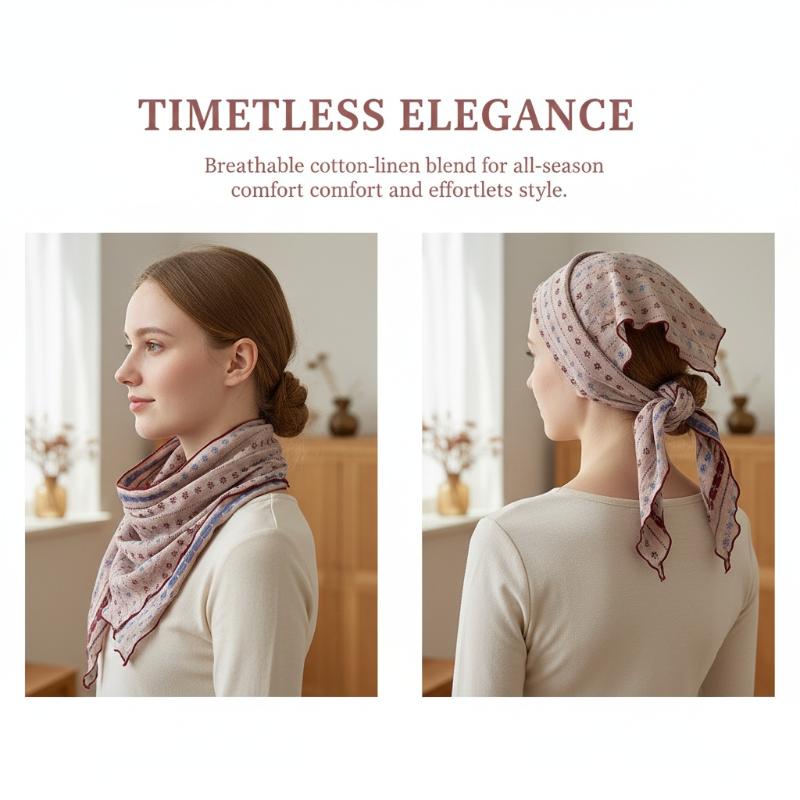 Baumwoll-Leinen Dreieckstuch m – Bandana Cotton Bewertung und Preis