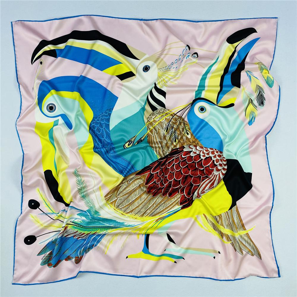 90cm Luxus Papagei Twill Seide – Scarf Silk Square Bewertung und Preis