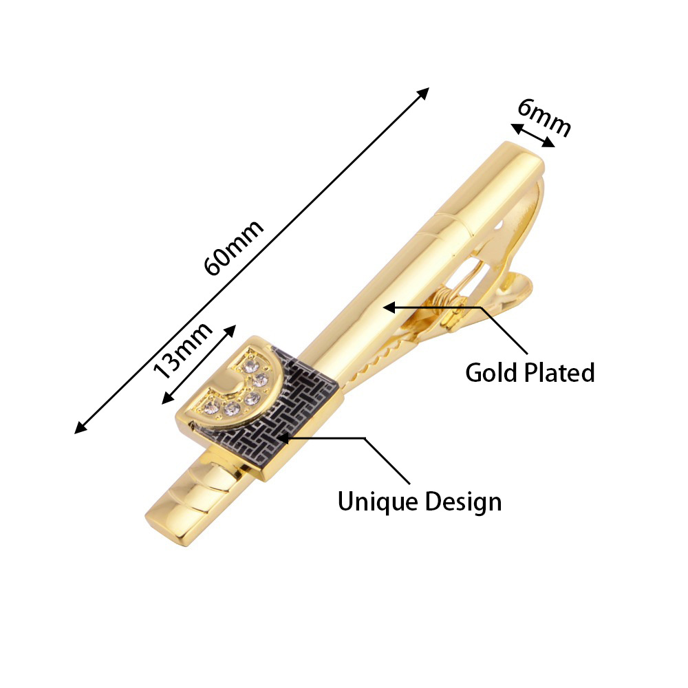 Goldfarbene Manschettenknöpfe  – Tie Bar Set Gift Bewertung und Preis