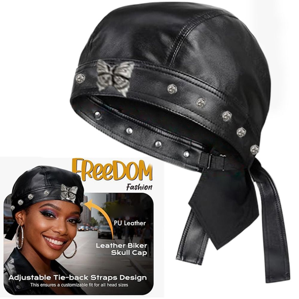 Neue schwarze Biker-Kappe aus  – Bandana Doo Rag Bewertung und Preis